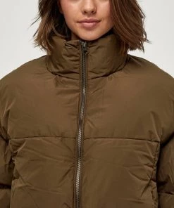 Minus Femme ALEXANDRA Veste D'hiver Crocodile Green -SOLDES D'ÉTÉ - Minus Fashion ba6f3c9531e44be9a30cb967c1067ff9