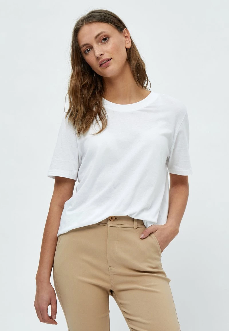 Minus Femme CATHY T Shirt Basique White 3 Minus Femme CATHY T Shirt Basique White