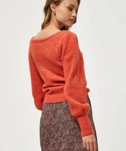 Minus Femme MILLE Pullover Lipstick Red Melange -SOLDES D'ÉTÉ - Minus Fashion bcaab7c2a0784d92a3959a93f6d90dfb