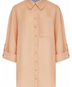 Minus Femme MARLY Chemisier Apricot Tan -SOLDES D'ÉTÉ - Minus Fashion bda018ed14f045b29d9178cf50faa460