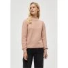 Minus ANGIE Pullover Pale Rose Melange Femme -SOLDES D'ÉTÉ - Minus Fashion be80a4ff33de4557b90f63a52796a2f6