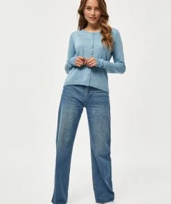 Minus NEW LAURA Gilet Bounty Blue Melange Femme -SOLDES D'ÉTÉ - Minus Fashion bfdf946d508a491da4f601e943730302