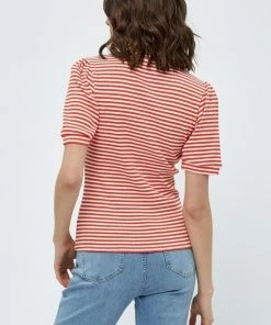 Minus Femme MIAJOHANNA T Shirt Imprimé Orange Flame Stripes -SOLDES D'ÉTÉ - Minus Fashion c09c3da3eeef4ac4846241e0b50b6056