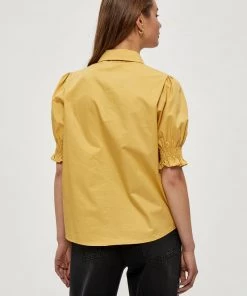 Minus Femme ALETTE Chemisier Cornbutter -SOLDES D'ÉTÉ - Minus Fashion c1cab37a22854d23bcdcc566610e00c3