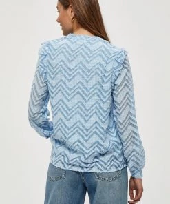 Minus Femme AMILLA Blouse Powder Blue Checked -SOLDES D'ÉTÉ - Minus Fashion c27e1f91c8eb4ec298dd9d255e1c8619