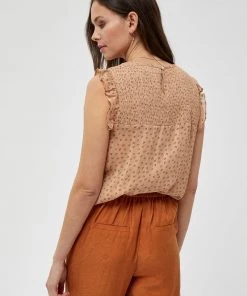 Minus SOUL Blouse Tropical Peach Stripe Femme -SOLDES D'ÉTÉ - Minus Fashion c3342f58261846f68de26f5b04dc48b8