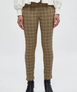 Minus Femme Chino Apple Green Checked