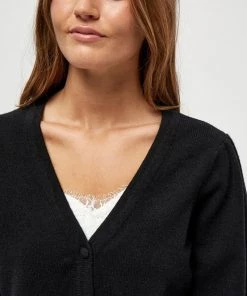 Minus MARY Gilet Black Femme -SOLDES D'ÉTÉ - Minus Fashion c3f1025500b446c599e9250ce19beedf