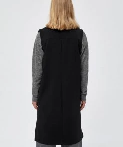 Minus CATALINA Veste Sans Manches Black Femme -SOLDES D'ÉTÉ - Minus Fashion c61b899efa5d4d9cbcd9c123aa77de23