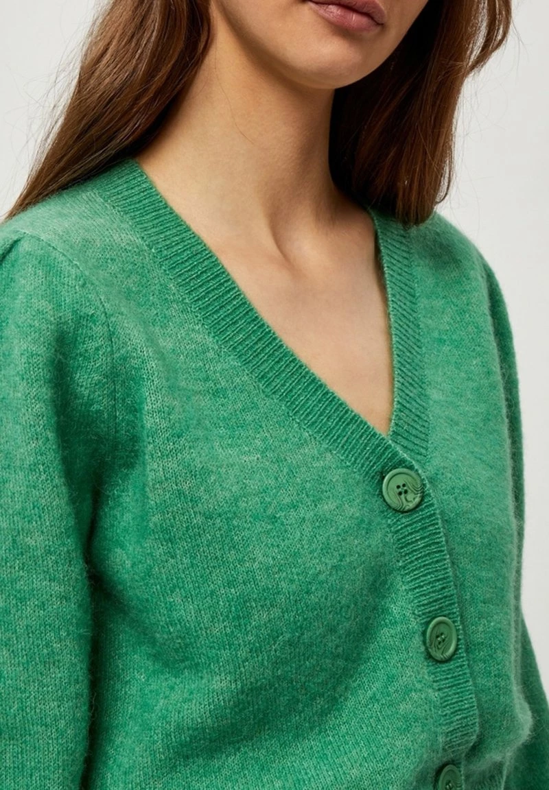 Minus DITA Gilet Apple Green Melange Femme 6 Minus DITA Gilet Apple Green Melange Femme – Image 4