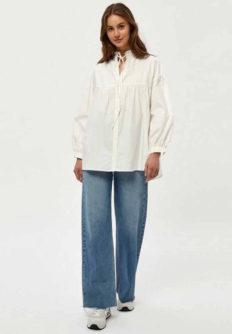 Minus NALIA Blouse White Femme 4 Minus NALIA Blouse White Femme – Image 2