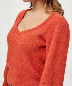 Minus Femme MILLE Pullover Lipstick Red Melange -SOLDES D'ÉTÉ - Minus Fashion c7e37e7f3412423b9d5bab3dca9e4a43