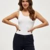 Minus Femme CLARICE Débardeur White -SOLDES D'ÉTÉ - Minus Fashion c83e7e9bd3f344d190dd93486b2cb5ff
