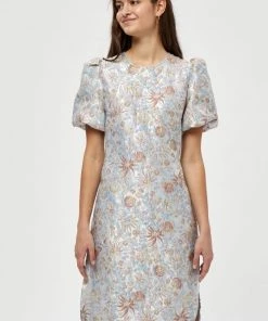 Minus VERANA Robe De Jour Ibiza Blue Flower Print Femme