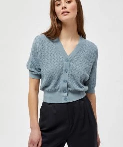 Minus Femme AISA Gilet Misty Blue