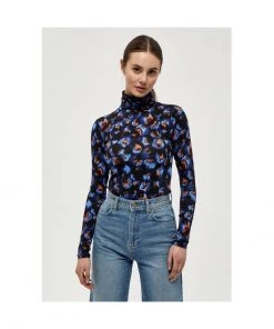 Minus Femme VACA T Shirt à Manches Longues Abstract Bloom Print