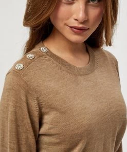 Minus GABI Pullover Almond Melange Femme -SOLDES D'ÉTÉ - Minus Fashion c99605bfe80e489da8a8e07544055a1f