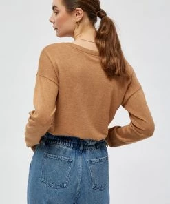 Minus Pullover Almond Melange Femme -SOLDES D'ÉTÉ - Minus Fashion ca2789a03fab472bbe444e9f7662dcd7