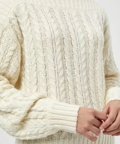 Minus Femme RAQUEL Pullover Broken White -SOLDES D'ÉTÉ - Minus Fashion cb28f6764f2a4e6f8920942891418acb