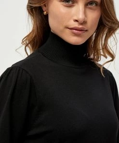 Minus Femme Robe Pull Black -SOLDES D'ÉTÉ - Minus Fashion cb314b9c1f8145128a81f885b442b367