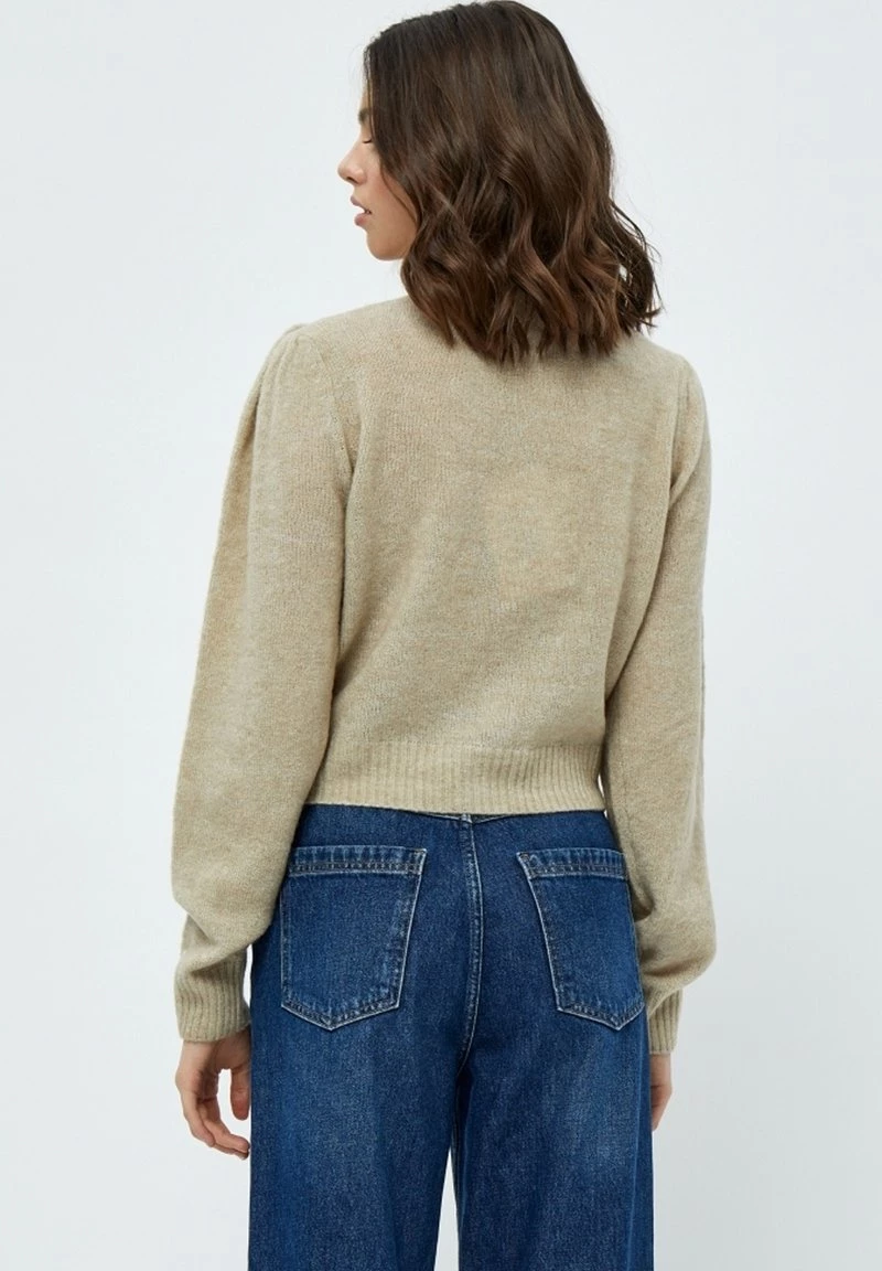 Minus Gilet Feather Grey Melange Femme 5 Minus Gilet Feather Grey Melange Femme – Image 3