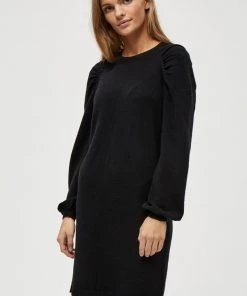 Minus LUPI Robe Pull Black Femme