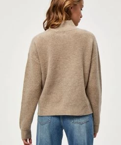 Minus Femme Pullover Sand Melange -SOLDES D'ÉTÉ - Minus Fashion cce3b138d299494d88c01302a1c4eeba