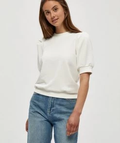 Minus Femme MIKA T Shirt Basique Broken White