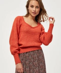 Minus Femme MILLE Pullover Lipstick Red Melange