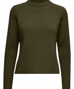 Minus Femme Pullover Dark Olive Melange -SOLDES D'ÉTÉ - Minus Fashion cdfc7064837c41b19a7c5e94eb561d95