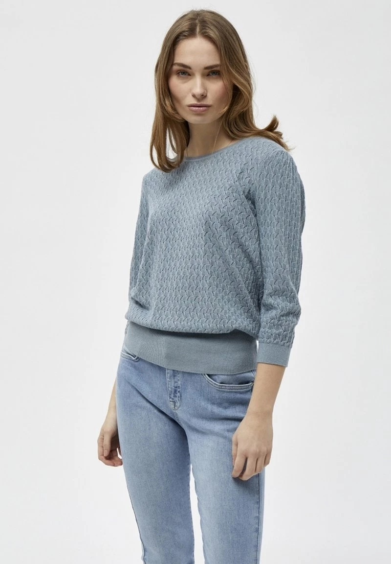 Minus Femme Pullover Misty Blue 3 Minus Femme Pullover Misty Blue