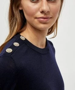 Minus GABI Pullover Black Iris Solid Femme -SOLDES D'ÉTÉ - Minus Fashion ce6fd292f0544489a2aa04a14ad42542