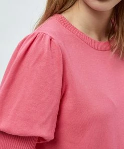 Minus LIVA T Shirt Basique Pink Flamingo Femme 10 Minus LIVA T Shirt Basique Pink Flamingo Femme -SOLDES D'ÉTÉ - Minus Fashion cecc9759a39e49c58a5a6c73ba13a1f3