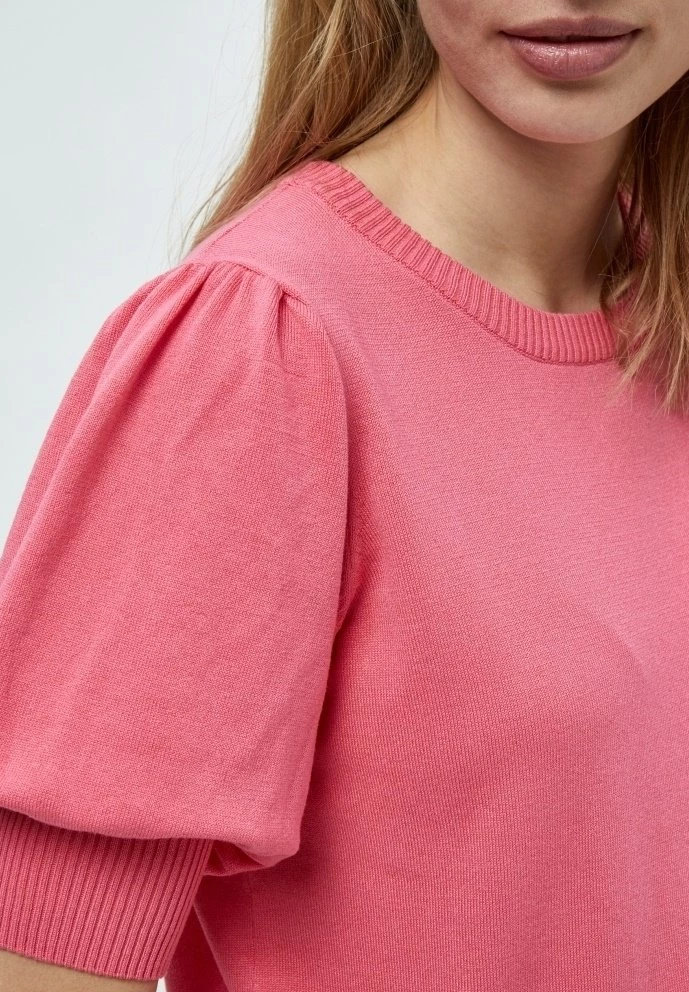 Minus LIVA T Shirt Basique Pink Flamingo Femme 6 Minus LIVA T Shirt Basique Pink Flamingo Femme – Image 4