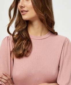 Minus JOHANNA 3/4 SLEEVE Pullover Old Rose Femme -SOLDES D'ÉTÉ - Minus Fashion cfdfe169195848fdac3b931a4ca8adf2