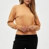 Minus AMELINA Pullover Apricot Tan Melange Femme