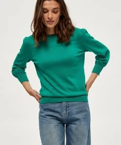 Minus Femme MERSIN Pullover Ivy Green