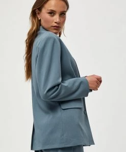 Minus AMBER BLAZER Blazer Blue Zen Femme -SOLDES D'ÉTÉ - Minus Fashion d289fa98467b4c12890aca20002e4036