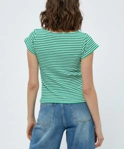 Minus Femme MIAJOHANNA TEE T Shirt Imprimé Green Field Stripes -SOLDES D'ÉTÉ - Minus Fashion d5082b71a2d7425c9adaf55b0704b9ac
