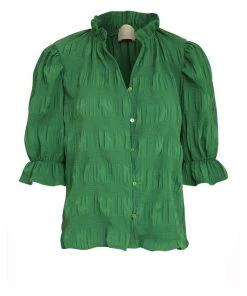 Minus Femme LELIA Chemisier Ivy Green -SOLDES D'ÉTÉ - Minus Fashion d6b8a5cd874641a28be81ea9e7025645