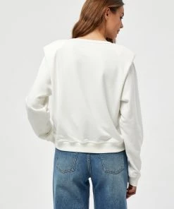 Minus Femme MERINE Sweatshirt Broken White -SOLDES D'ÉTÉ - Minus Fashion d86482f817d64bd9a3d4862391eeea45