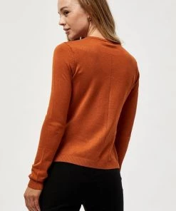 Minus NEW LAURA Gilet Burned Hazel Brown Femme -SOLDES D'ÉTÉ - Minus Fashion d9443988b6ca4fbdb5b82cf13db683ad