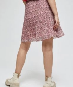Minus Femme RIKKA Jupe Plissée Pink Flower Print -SOLDES D'ÉTÉ - Minus Fashion d9e5c2a6fdc1414aaf8677c147e4619e