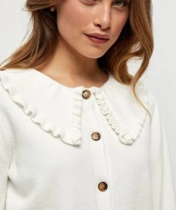 Minus ELISA Gilet Broken White Femme 9 Minus ELISA Gilet Broken White Femme -SOLDES D'ÉTÉ - Minus Fashion da314440857749499e517e8c9f16f45e