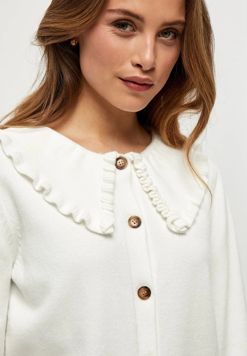 Minus ELISA Gilet Broken White Femme 6 Minus ELISA Gilet Broken White Femme – Image 4