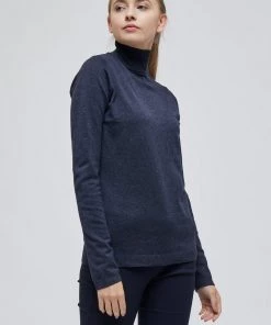 Minus Femme LANA Pullover Black Iris Melang