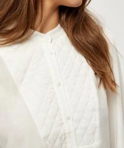 Minus DOMINIKA Chemisier Broken White Femme 10 Minus DOMINIKA Chemisier Broken White Femme -SOLDES D'ÉTÉ - Minus Fashion dc12b8e990ac4841afac47a9eb336110