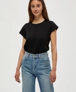 Minus Femme LETI T Shirt Basique Black