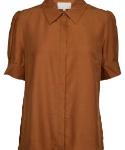 Minus Femme SAFIKA Chemisier Burned Hazel -SOLDES D'ÉTÉ - Minus Fashion dd1b6915779b4d2db0c26c71c27ca4e1