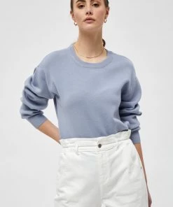 Minus Femme LUPI Pullover Dusty Blue
